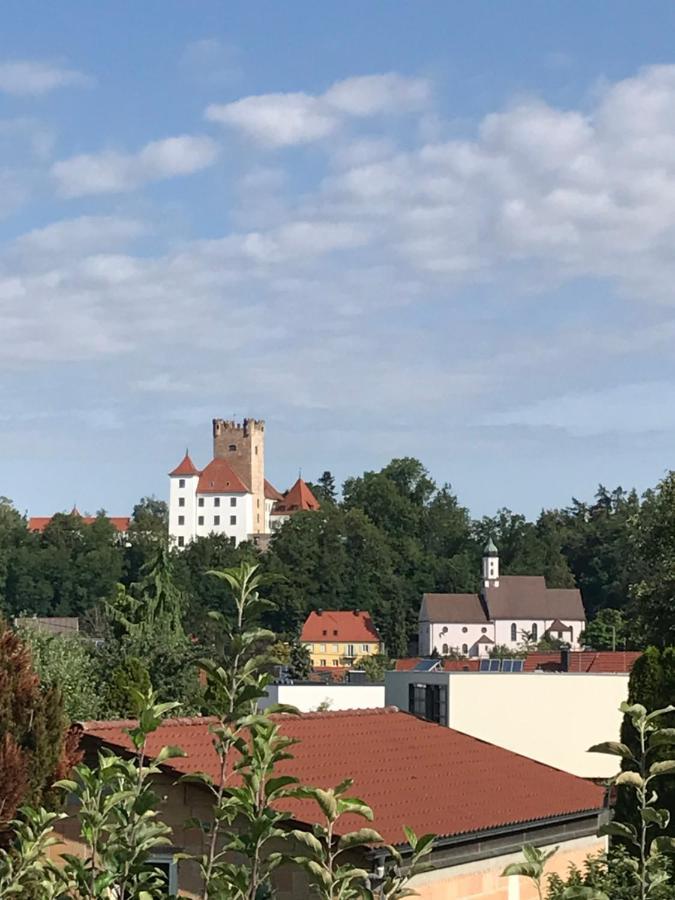 House With Castle View & Art Daire Günzburg Dış mekan fotoğraf